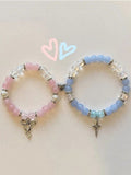 BLUE&PINK CHARM BRACELET