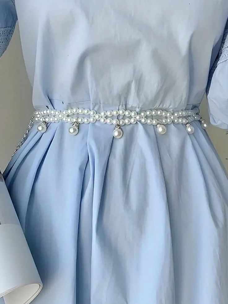 Pearl waist-chains