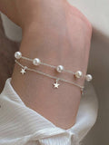 STAR AND PEARL BRACLET